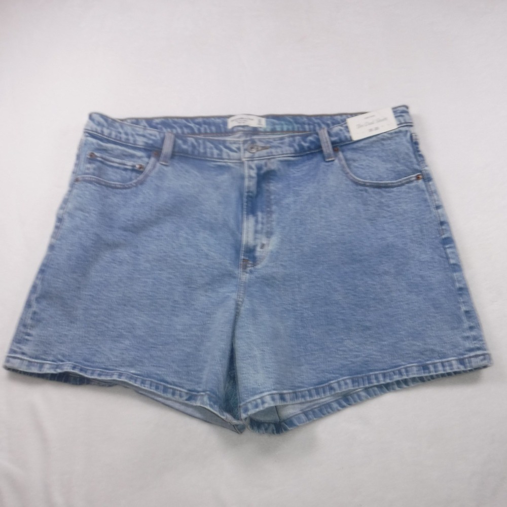 Abercrombie & Fitch Light Blue Denim Jean Shorts